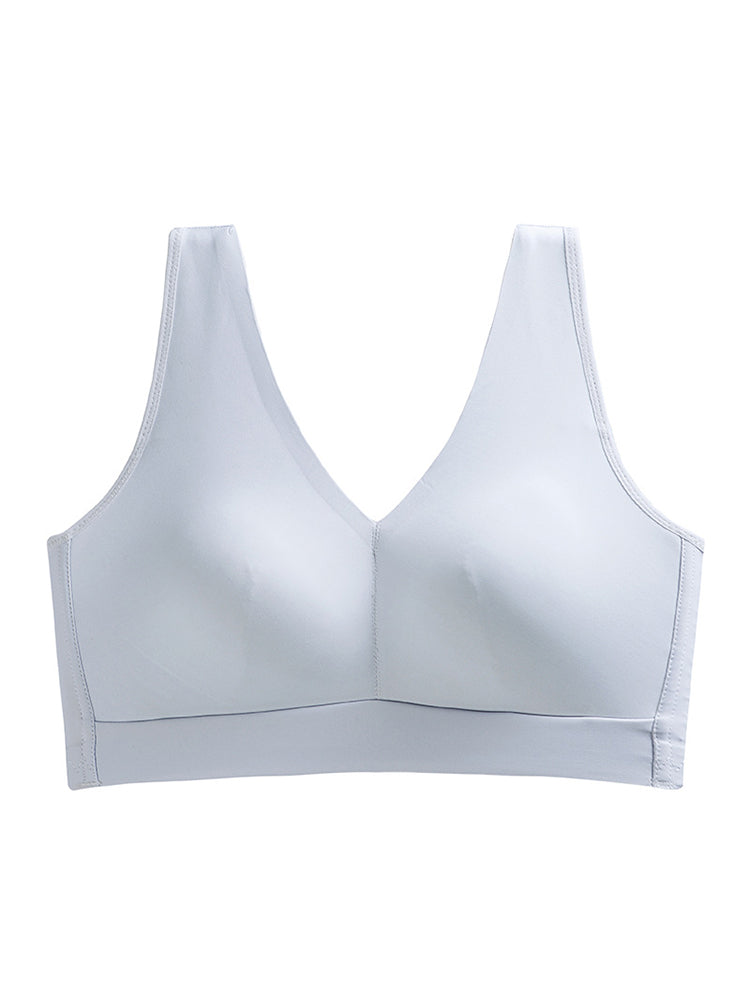 Comfort Wireless Seamless Lounge Bra with Removable Pads