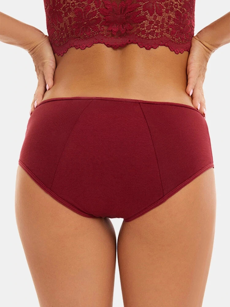 4-Pack Women's Seamless Low Waist Period Panties