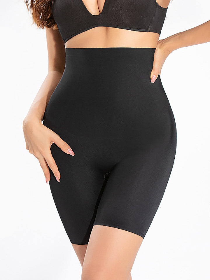 Women Waisted Tummy Control BodyShaper Slip Shorts for Under Dresses