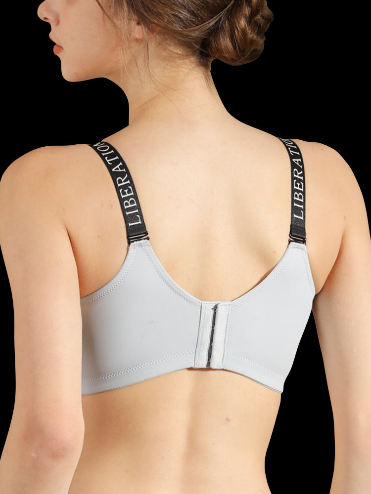 Solid Color Super Push Up Underwire Bras
