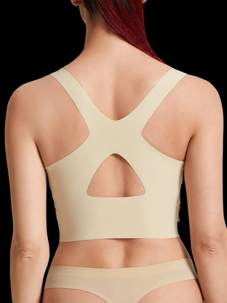 Front Closure Seamless Sports Wireless Bras