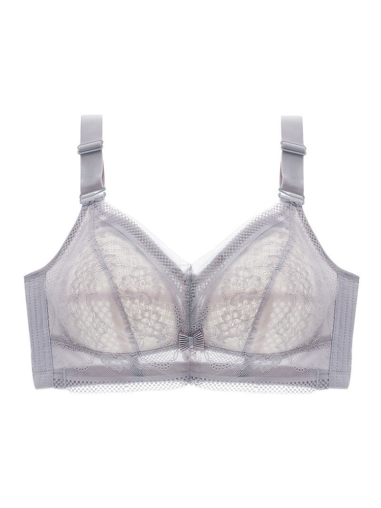 Lace Ultra-thin Wireless Minimizer Bras