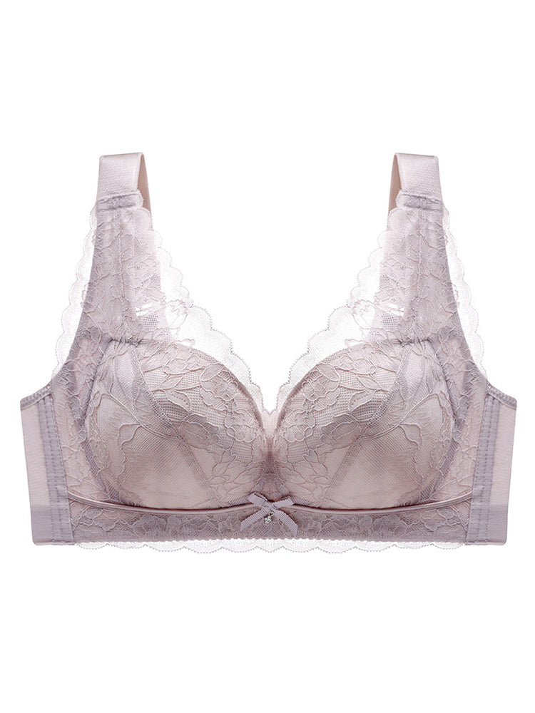 Breathable Deep V Minimizer Bras