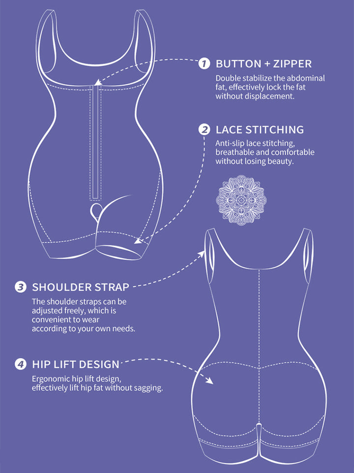 Women's Butt Lifter Slimmer Tight Tummy Control Shapewear