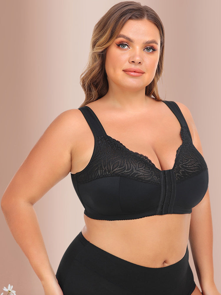 Vest Shaper Side Support Front Closure Bras