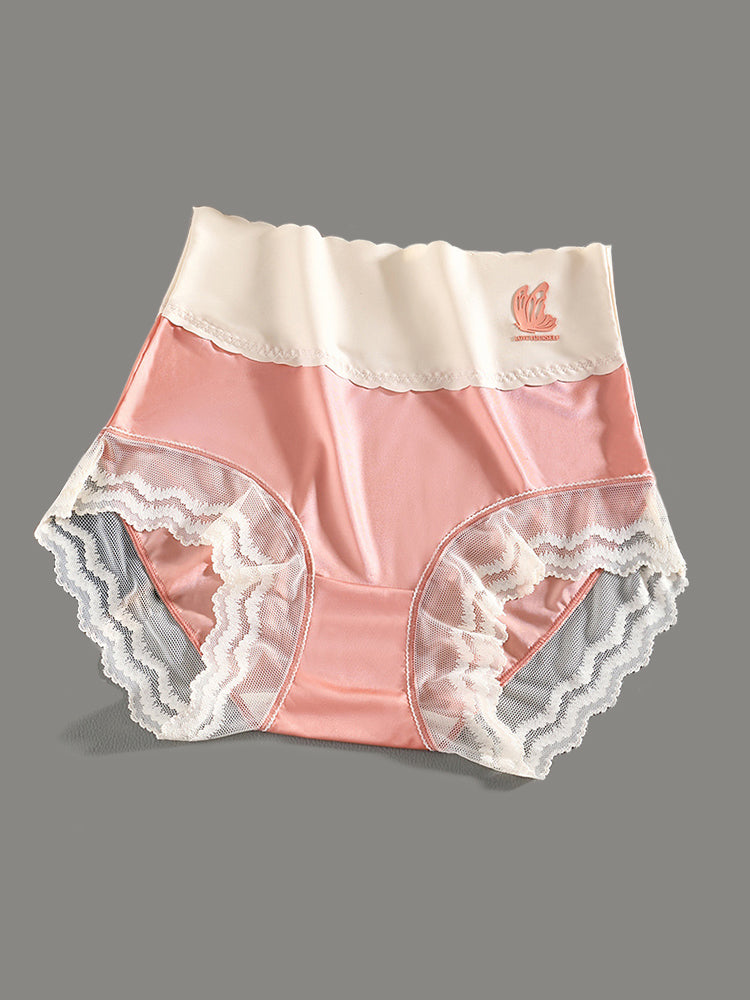 4-Pack High Waist Thin Breathable Antibacterial Panties