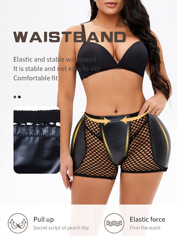 Breathable Mesh Surface Butt Lifter Padded Shaper Boyshorts