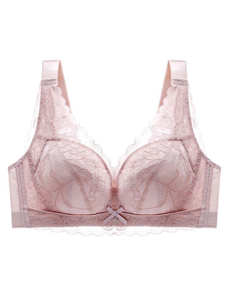 Breathable Deep V Minimizer Bras