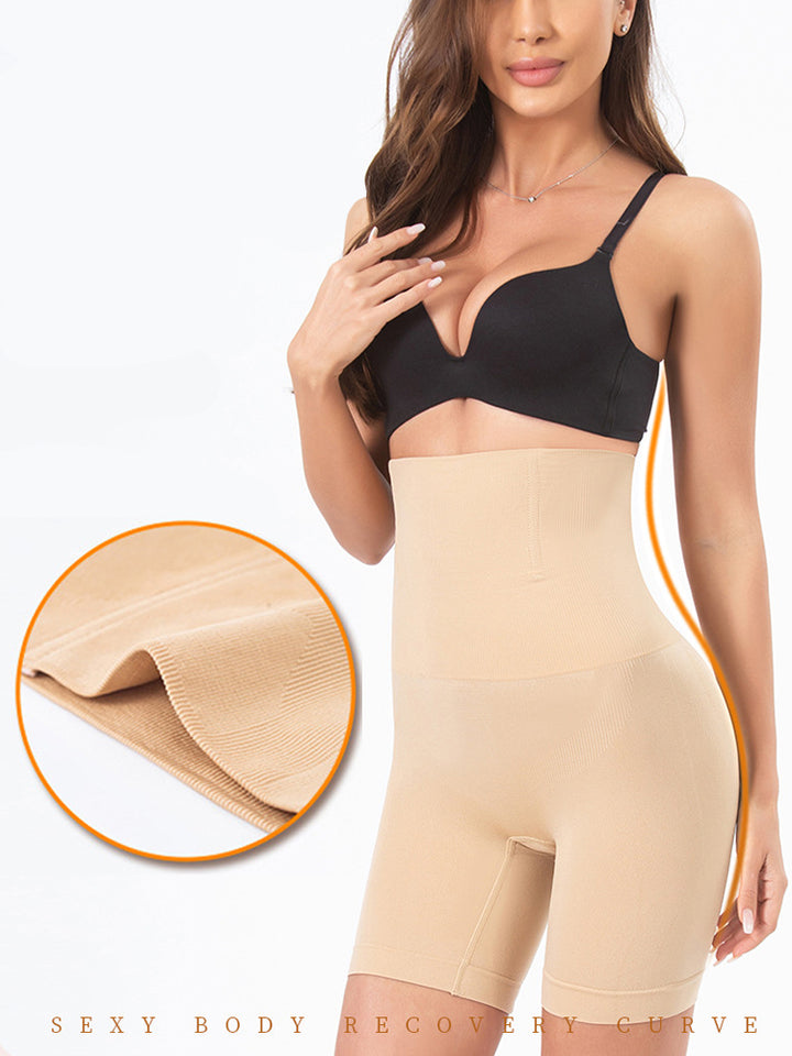 Women's High Waisted Body Postpartum Waist Trainer Thigh Slimming Shaperwaer