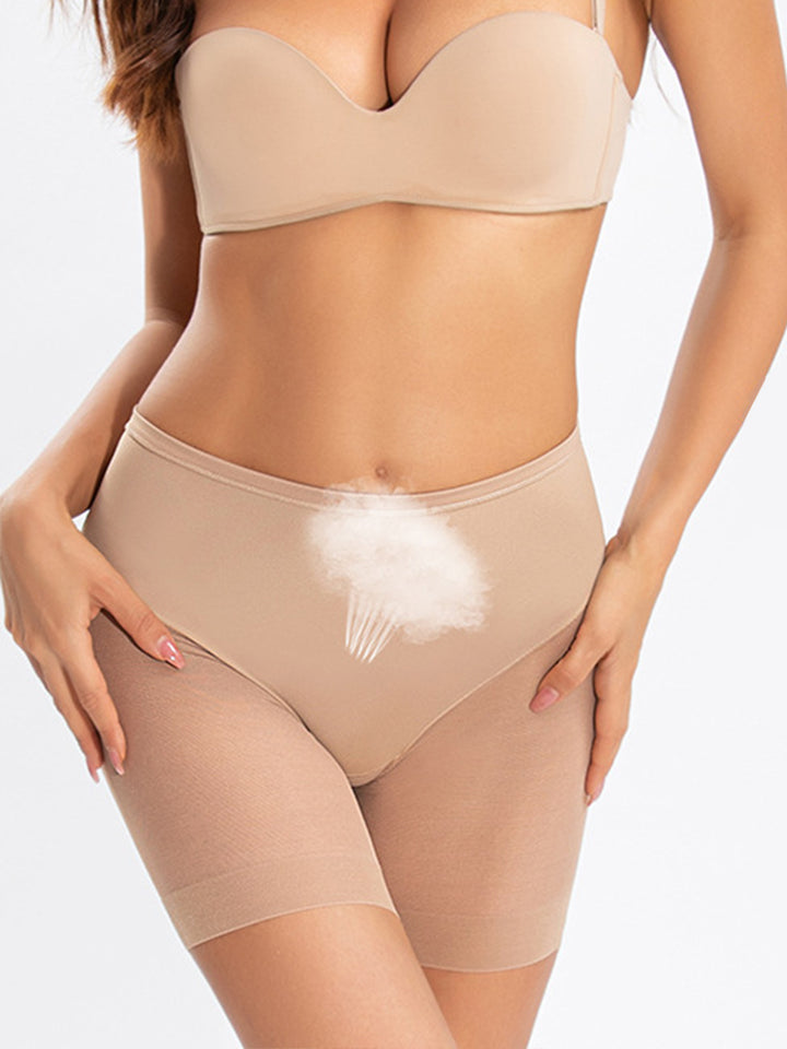 Women's Mesh Seamless Thigh Slimming Boyshort Breathable Slip Shapewear