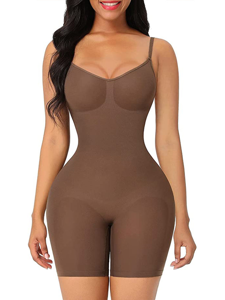 Seamless Butt Lifter Bodysuit Thigh Slimmer Shapewear