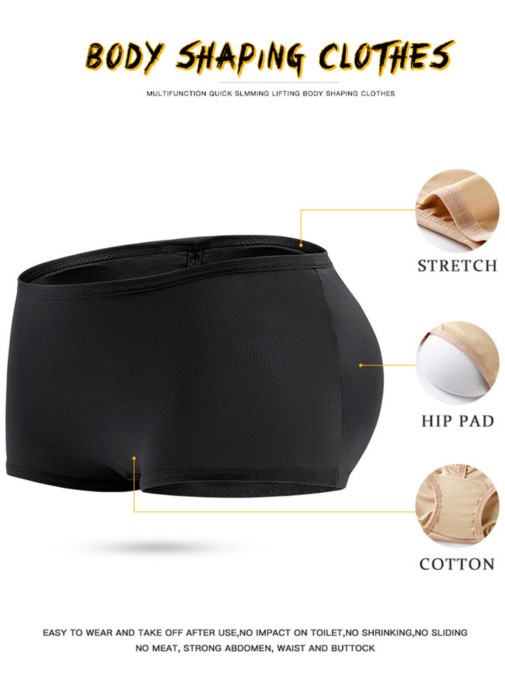 Seamless Control Butt Lifter Pads Shapewear Shorts