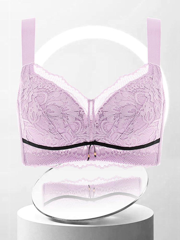 Lace Breathable Wireless Minimizer Bras