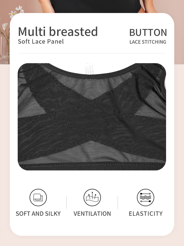 Vest Shaper Side Support Front Closure Bras