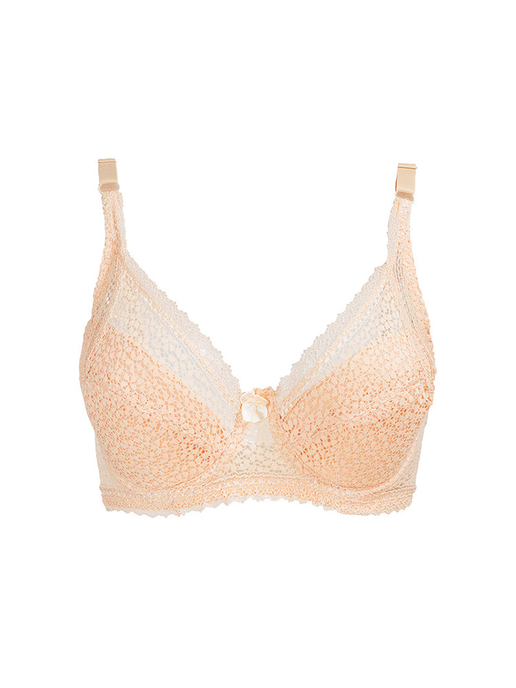 Women's Romantic Cutout U-back Underwire Bra