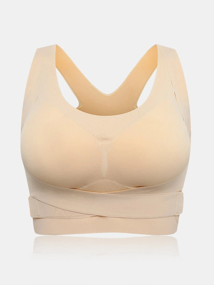 Front Closure Seamless Sports Wireless Bras