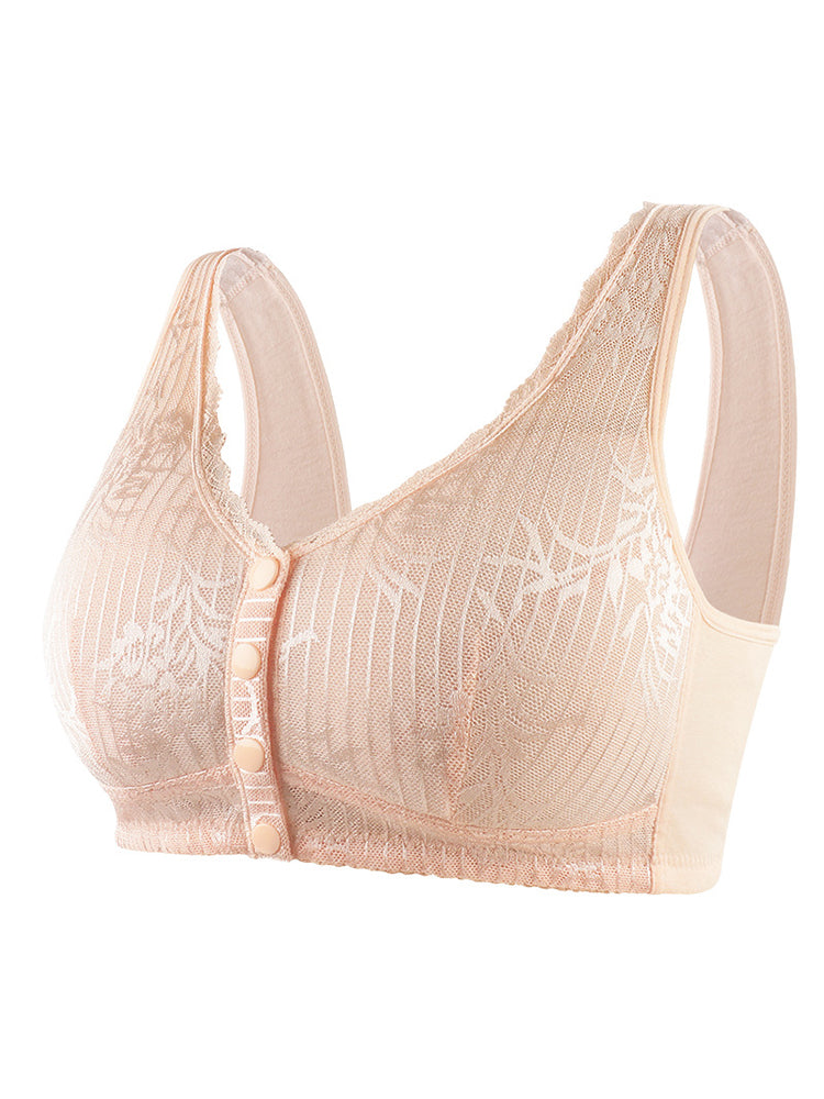 Comfort Vest Wireless Front Closure Bra