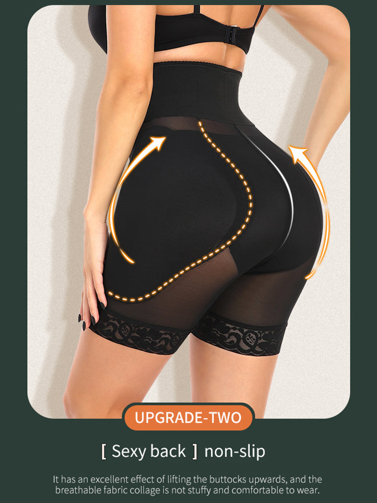 Breathable Mesh Adjustable Tight Waist Trainer Padded Butt Enhancer Shapewear