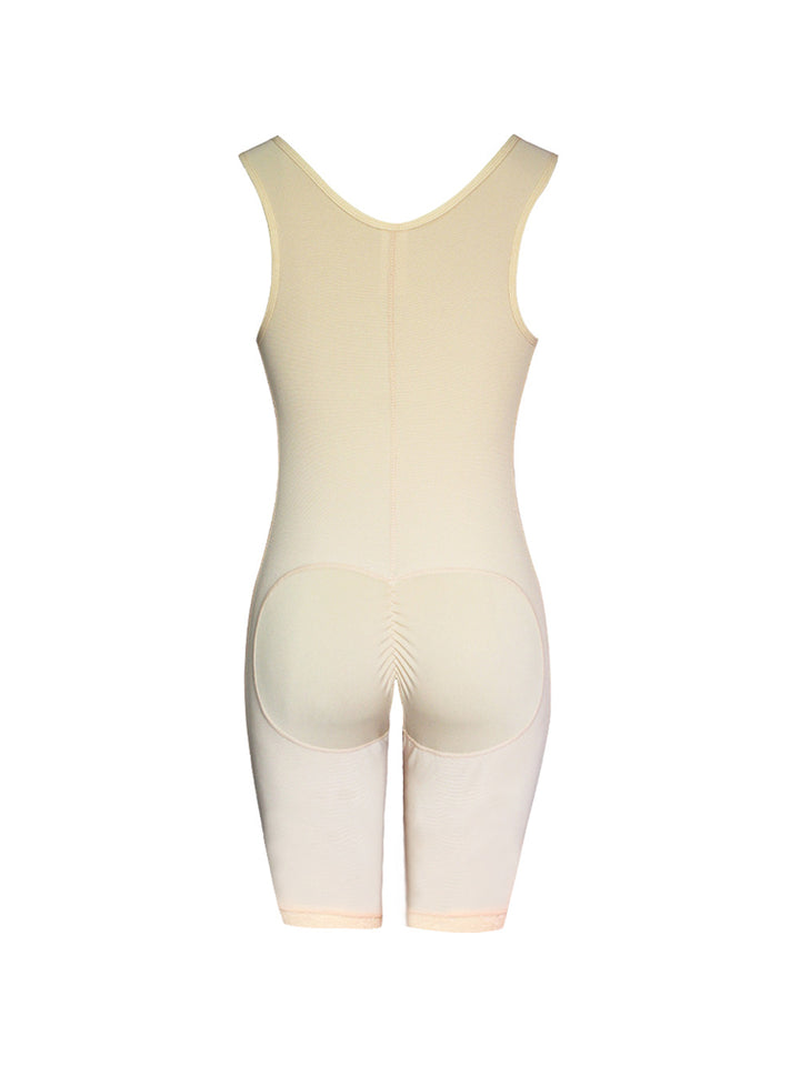 Women Back Support Tummy Control Open Bust Thigh Body Shaper