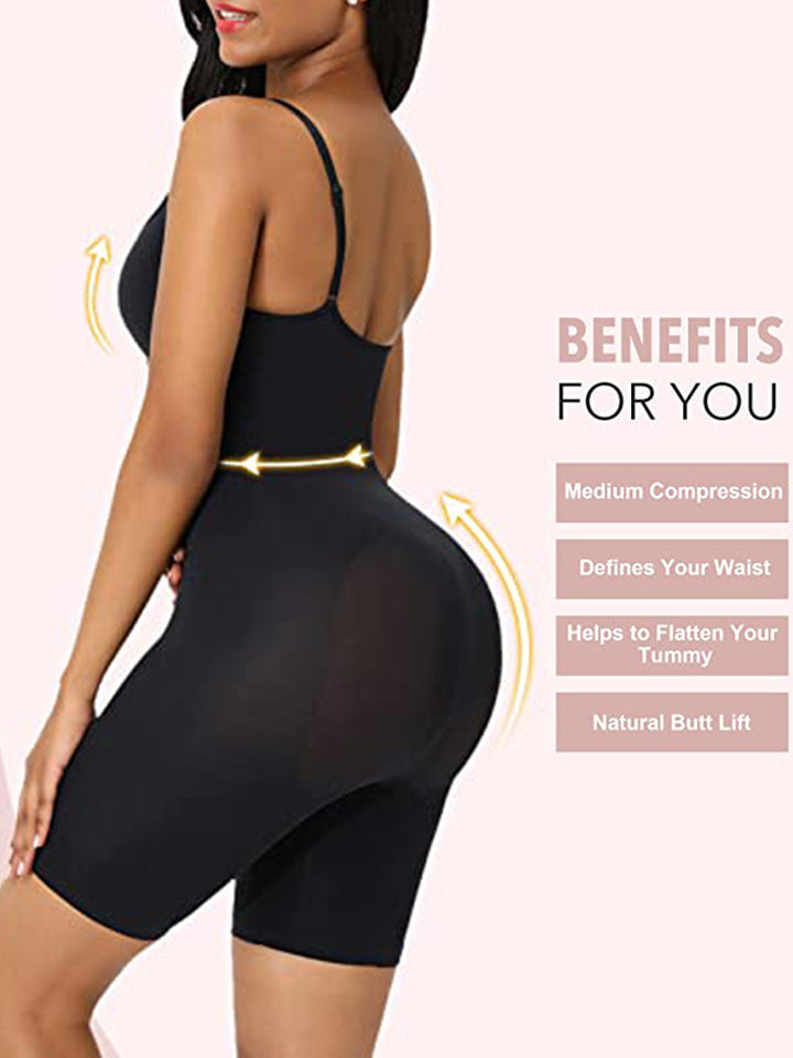 Seamless Butt Lifter Bodysuit Thigh Slimmer Shapewear