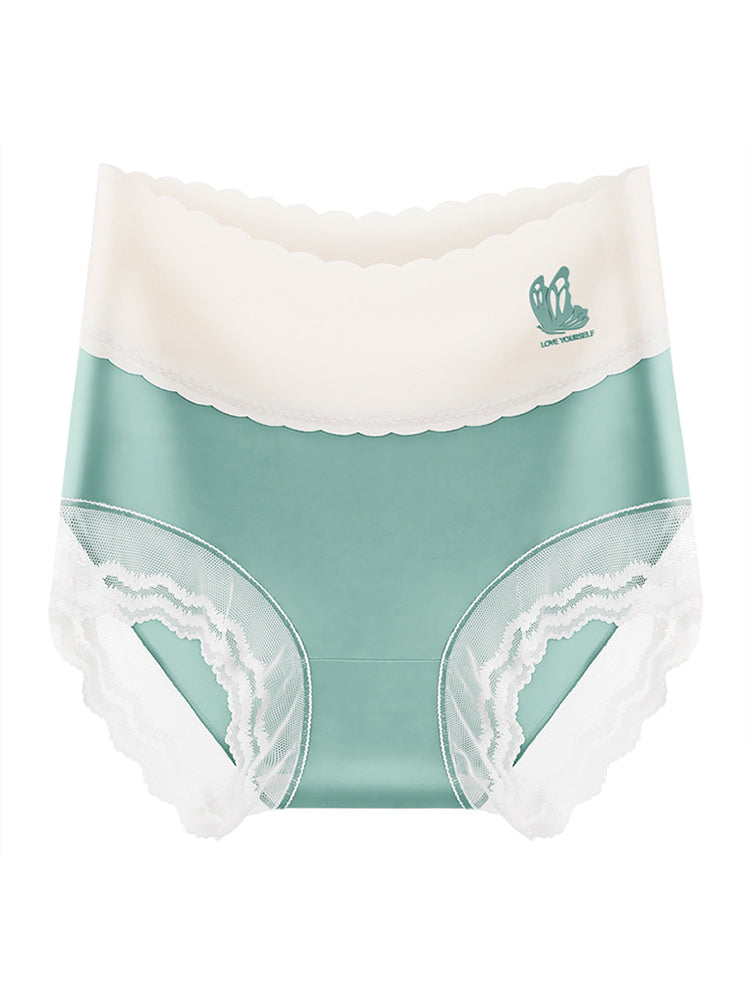 4-Pack High Waist Thin Breathable Antibacterial Panties