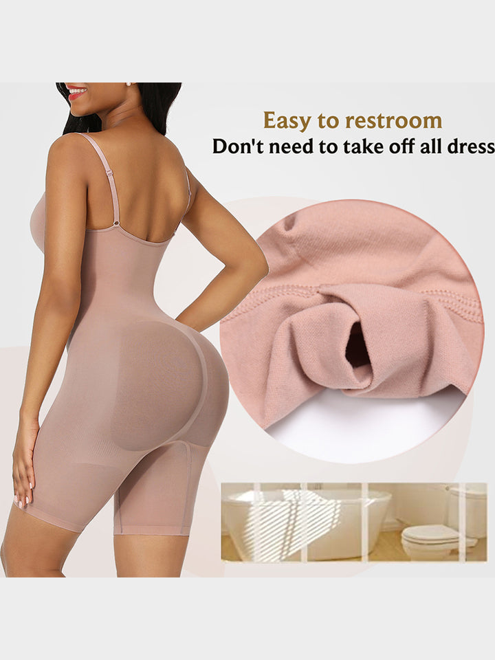 Seamless Butt Lifter Bodysuit Thigh Slimmer Shapewear