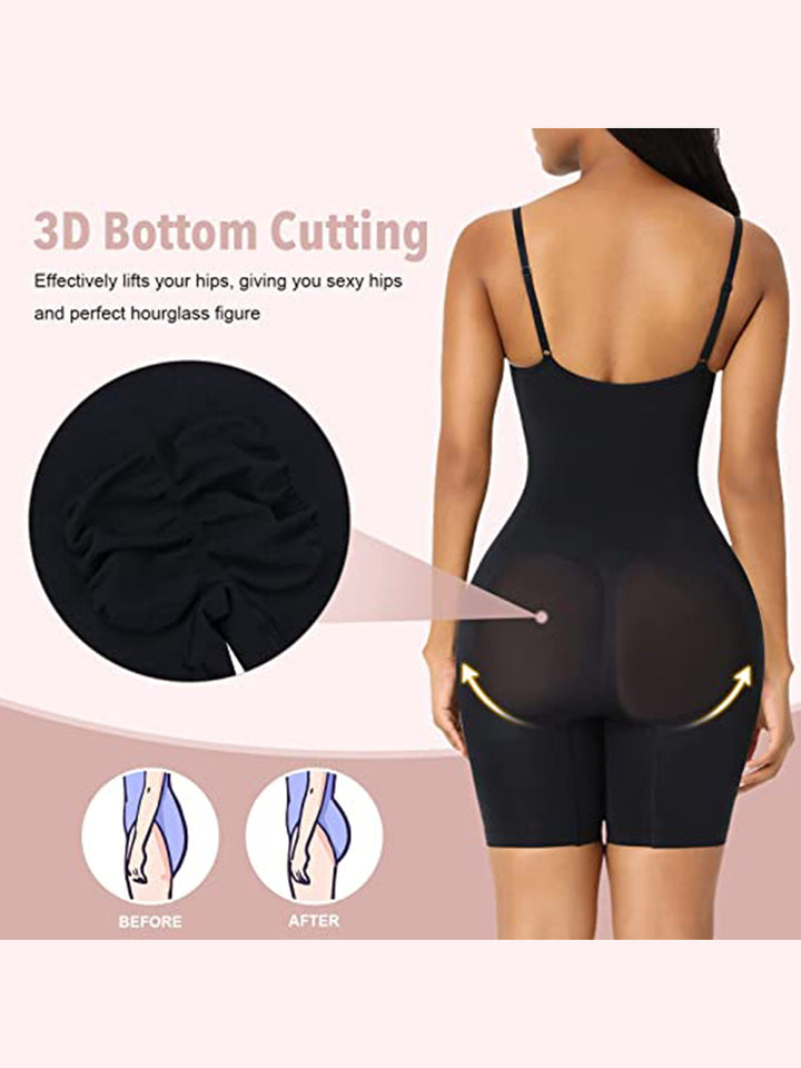 Seamless Butt Lifter Bodysuit Thigh Slimmer Shapewear