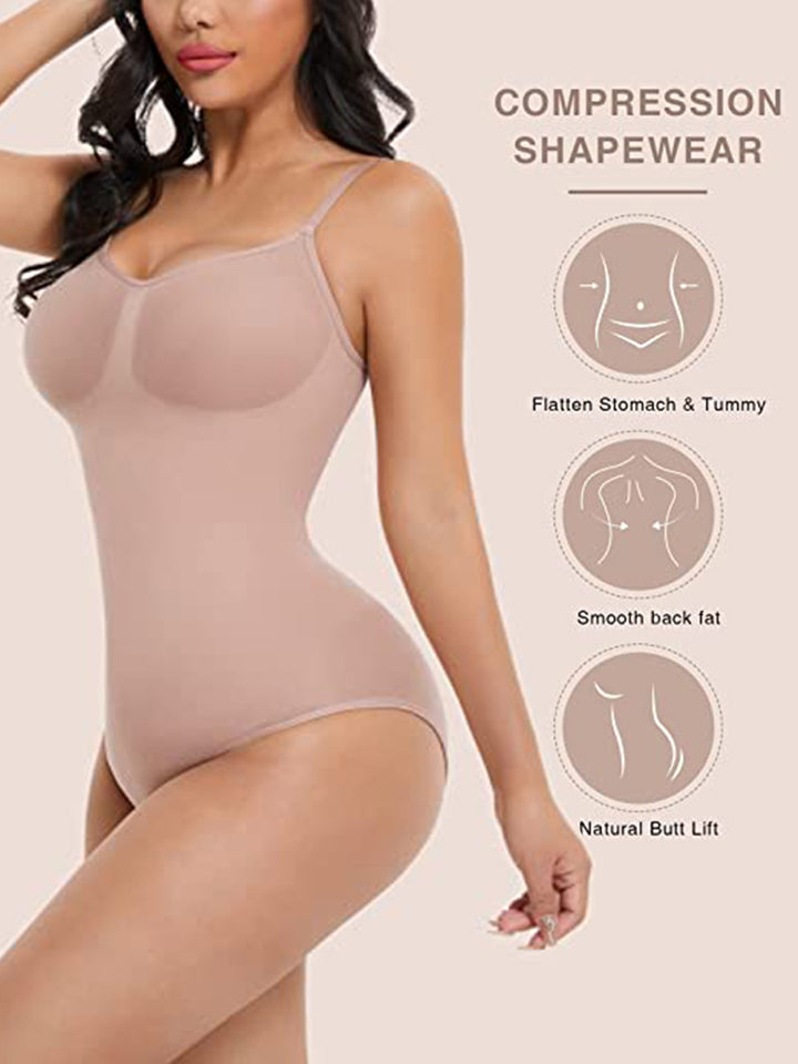Seamless Butt Lifter Bodysuit Thigh Slimmer Shapewear