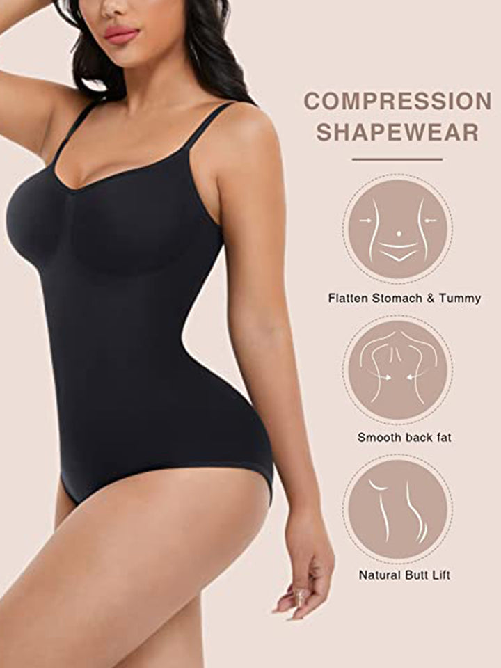 Seamless Butt Lifter Bodysuit Thigh Slimmer Shapewear