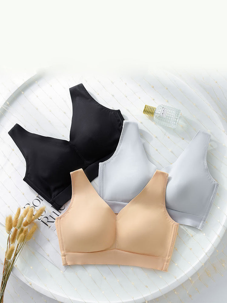Comfort Wireless Seamless Lounge Bra with Removable Pads