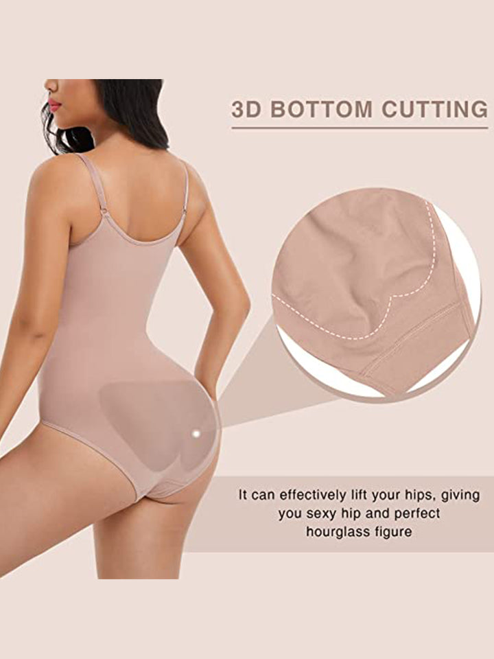 Seamless Butt Lifter Bodysuit Thigh Slimmer Shapewear