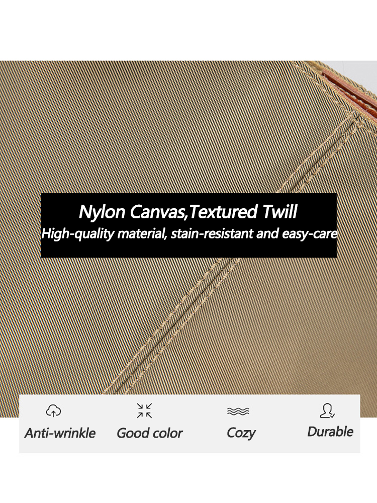 Textured Twill Casual Canvas Large Capacity Tote Shoulder Handbags