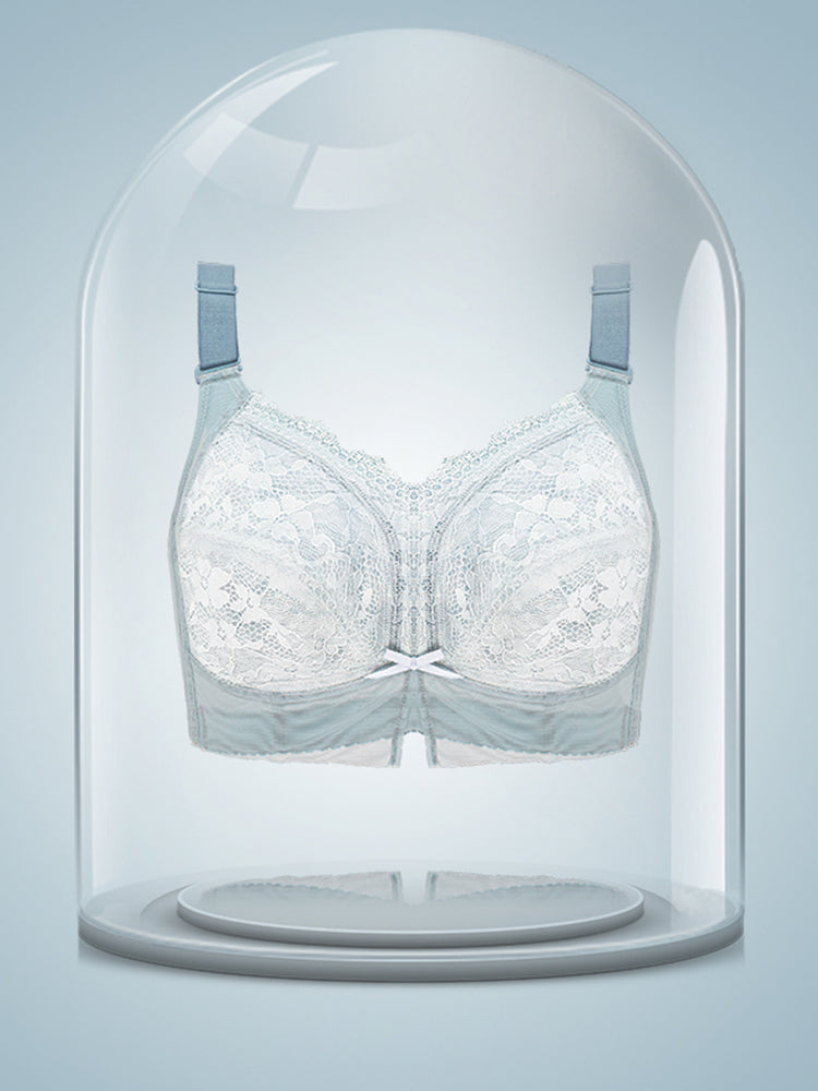 Full Coverage Lace Wireless Thin Bra