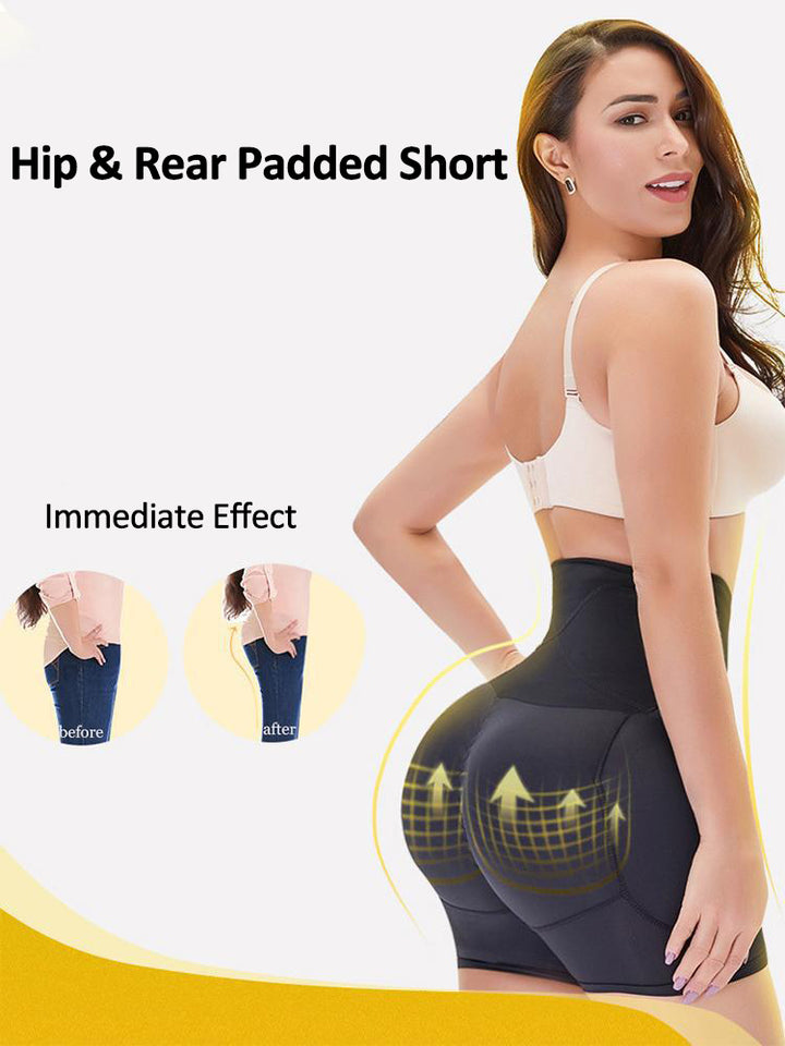Padded Hip And Butt Lifter Waist Trainer Tummy Control Shorts