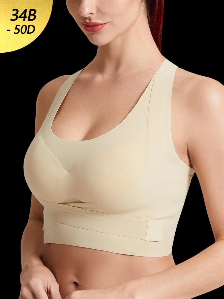 Front Closure Seamless Sports Wireless Bras