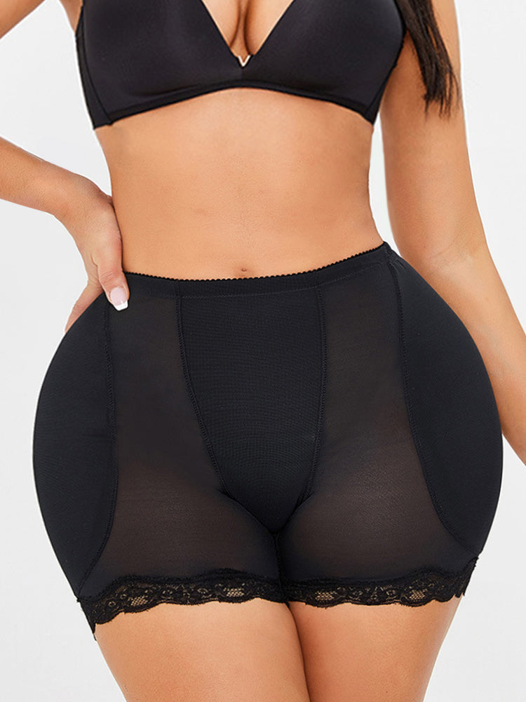 Plus Size Removable Padding Hip Butt Lifter Shaper Short Panties