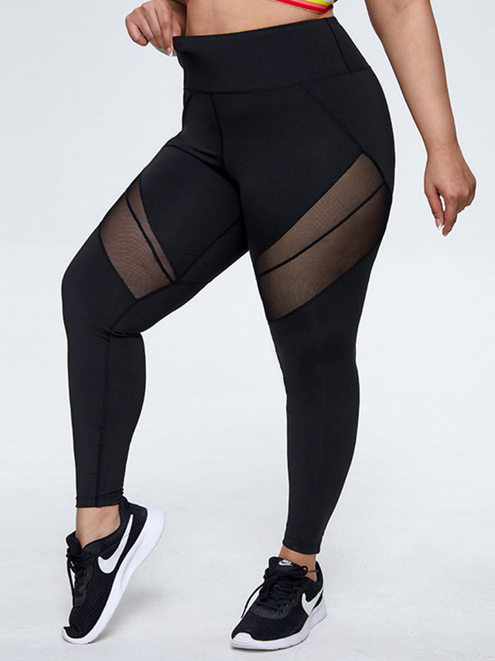 Plus Size High Waisted Yoga Pants Workout Leggings