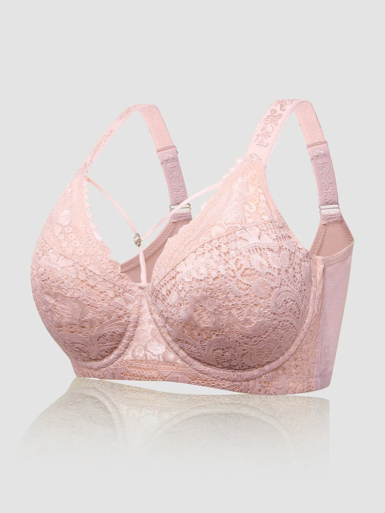 Sexy Lace Full Cup Push Up Soft Lined Bras
