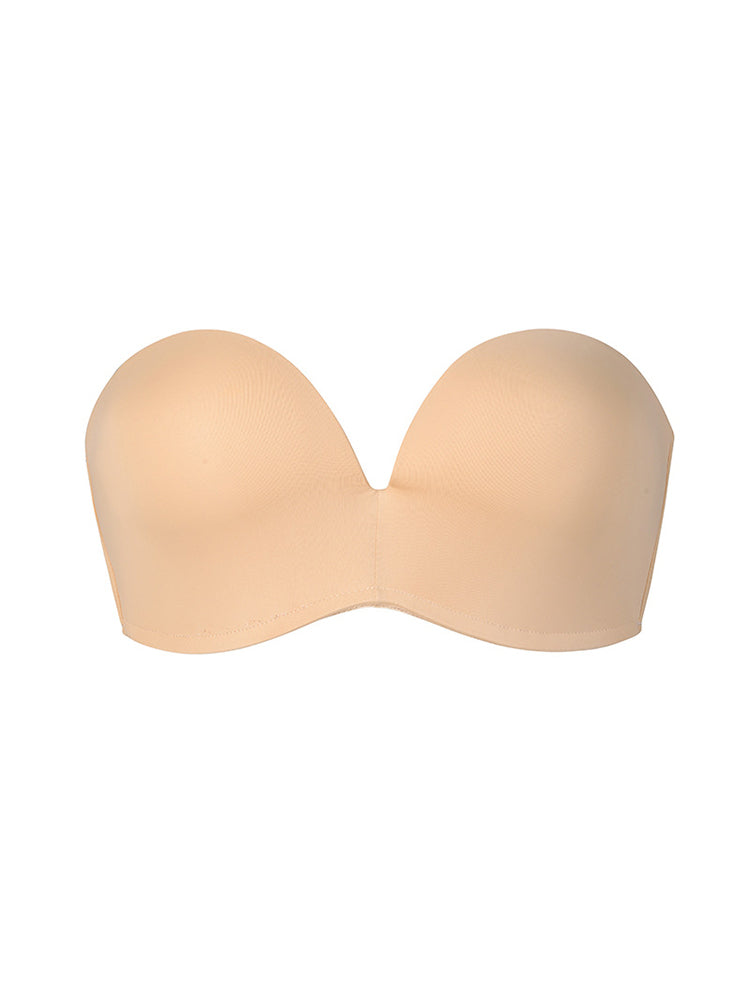 Strapless Push-Up Invisible Wireless Multiway Bra