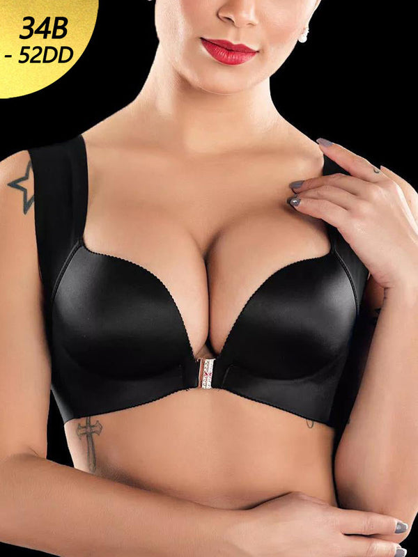 Front Closure T-shirt Wireless Bras