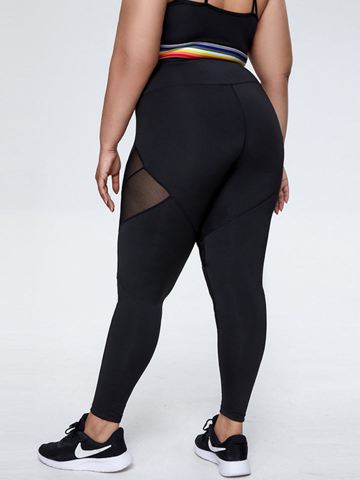 Plus Size High Waisted Yoga Pants Workout Leggings