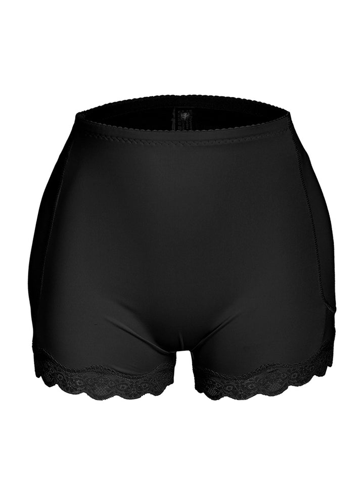 Lace Trim Hip and Butt Lifter Padded Shaper Panties