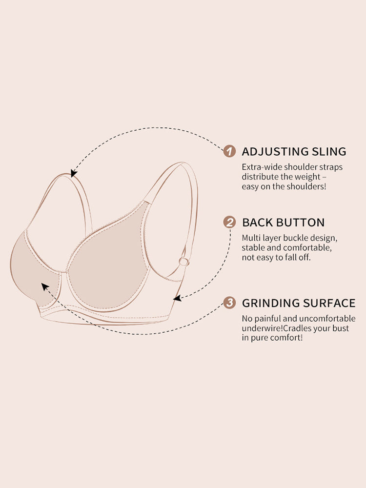 Sexy Ultra-thin Mesh Non-padded Full Coverage Bra