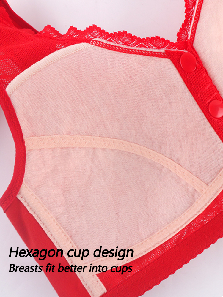 Comfort Vest Wireless Front Close Bra
