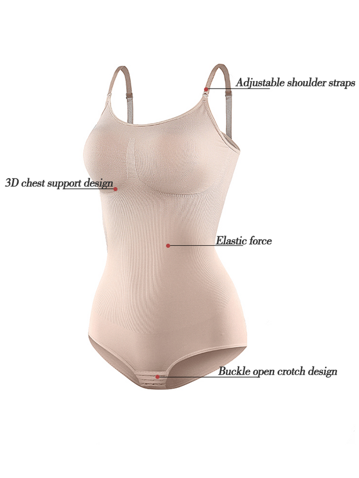 Seamless Butt Lifter Bodysuit Thigh Slimmer Shapewear