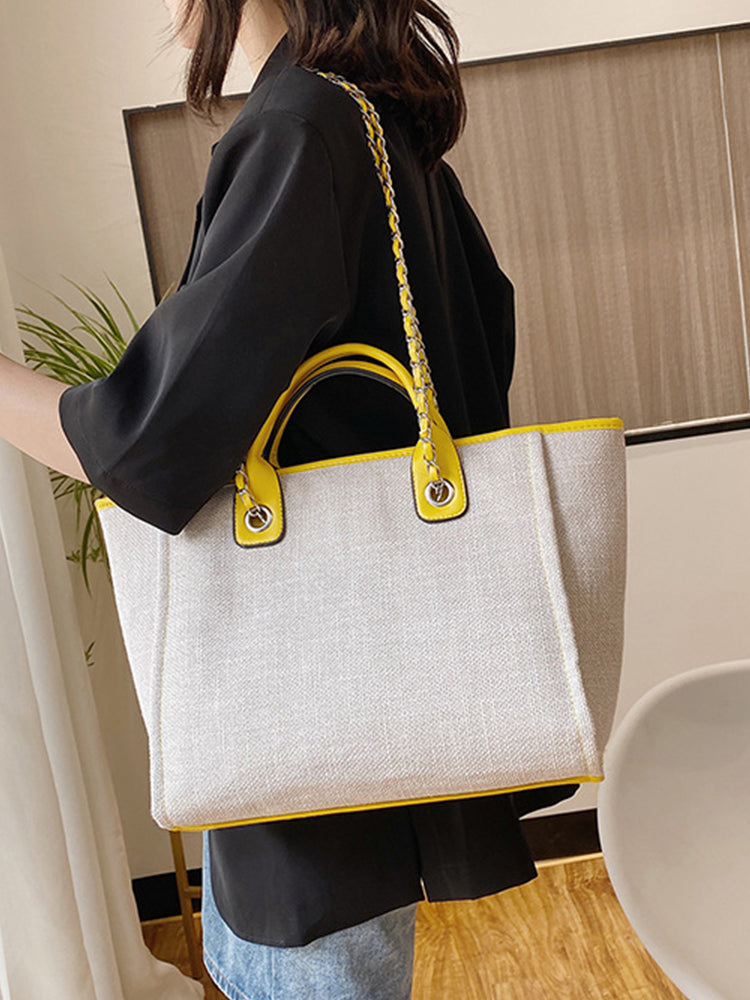 Women's Casual Large Capacity Bucket Handbag Tote Bag