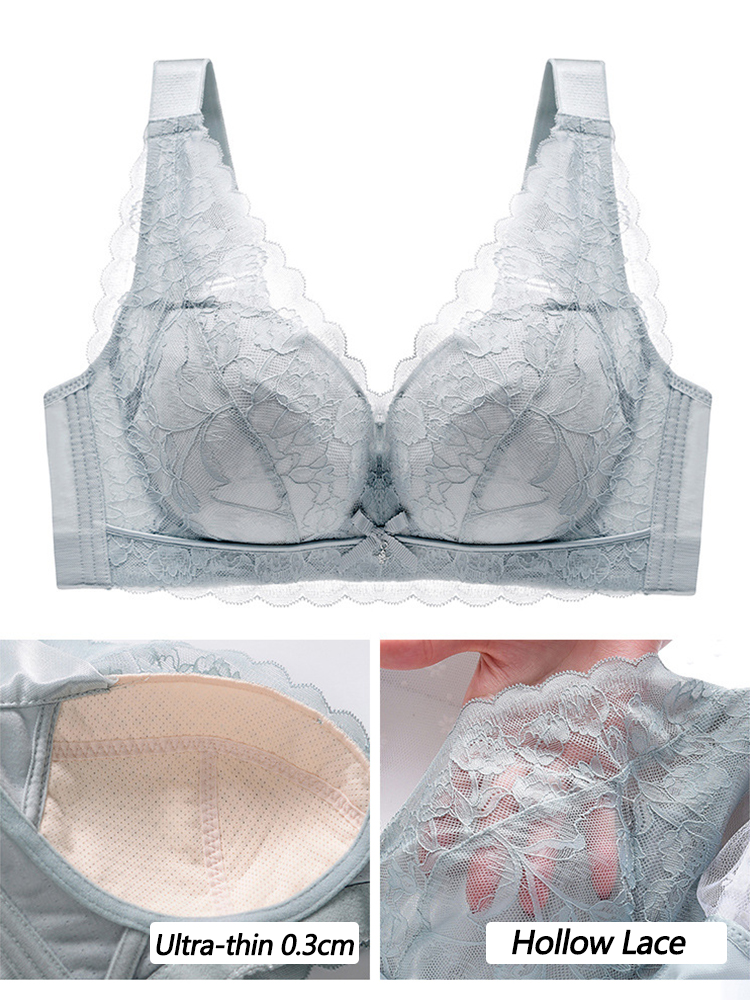 Breathable Deep V Minimizer Bras