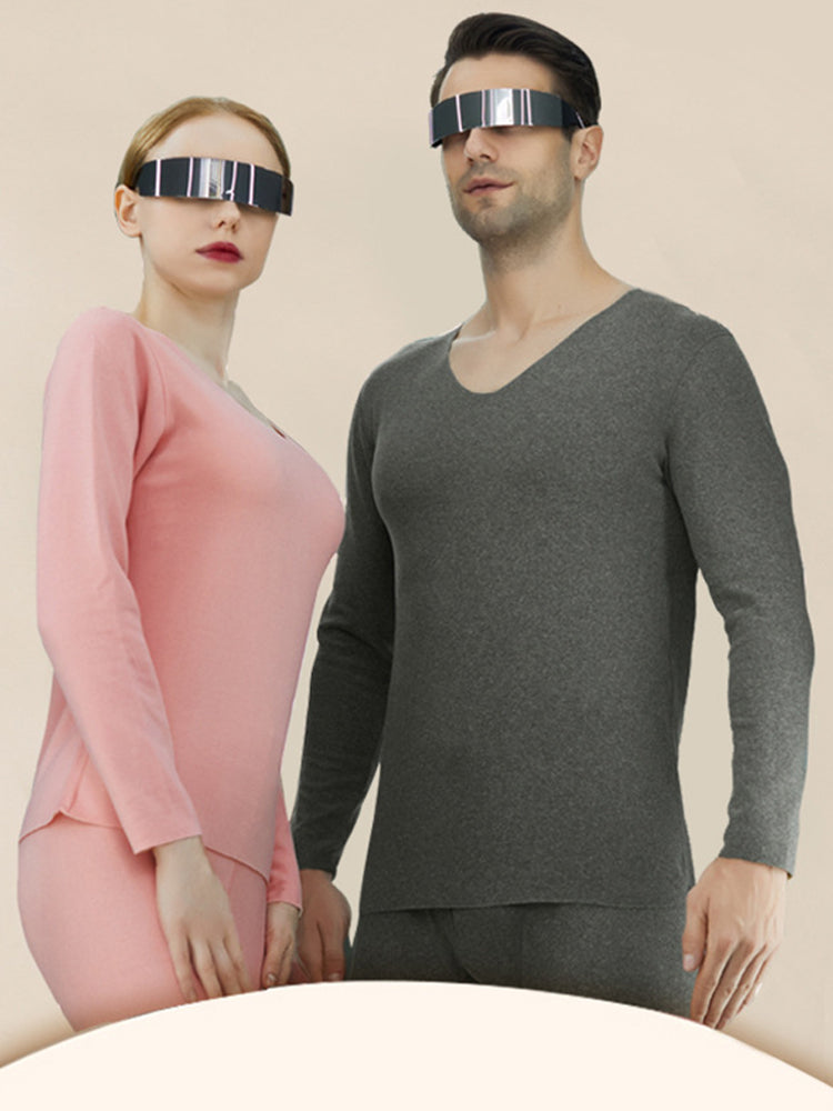 Couple's Matching Ultra Soft Top Bottom Base Layer Underwears