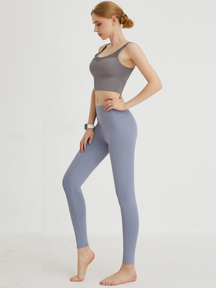 Women's High Waisted Tummy Control Leggings Workout Yoga Pants