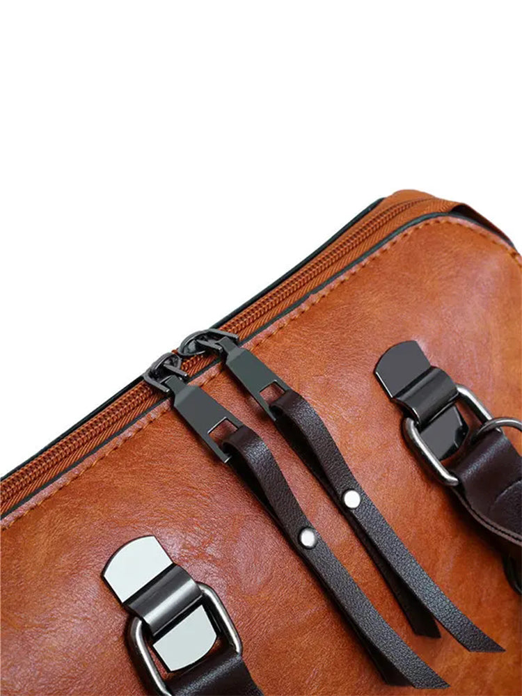 Women Leather Handbags Multi-function Crossbody Bags Purse Set 4pcs
